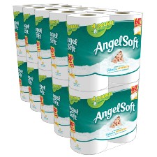 Angel Soft 双层超柔卫生纸 (40卷) 点击coupon后 $15.30免运费