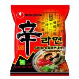 Nong Shim Shin Noodle Ramyun, Gourmet Spicy Picante, 4.2-Ounce Packages (Pack of 20) $13.95