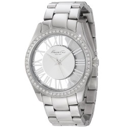 Kenneth Cole New York Women's KC4851 Transparency Silver Dial Transparency Analog Watch $62.50