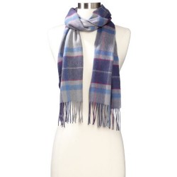 Amicale Women's 100% Cashmere Track Plaid Scarf  $33.90