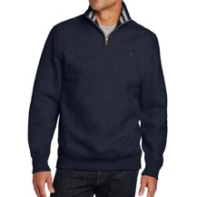 IZOD Men's Long Sleeve Sueded Fleece Zip Sweatshirt $8.05