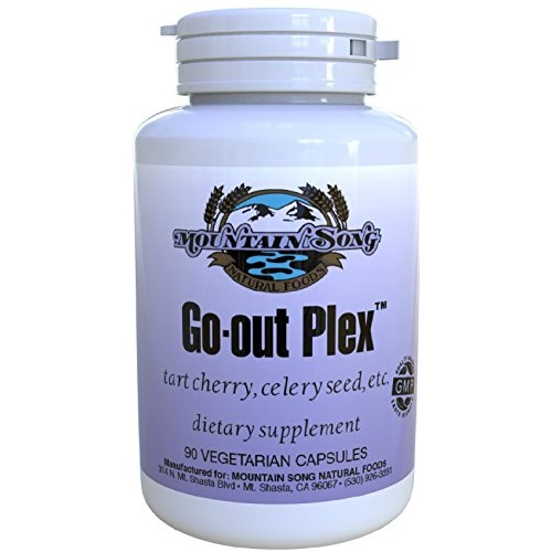 全天然痛風治療補充劑！ Go-Out Plex黑櫻桃芹菜籽去尿酸痛風治療補充劑，90粒，原價 $34.99，現僅售$24.98