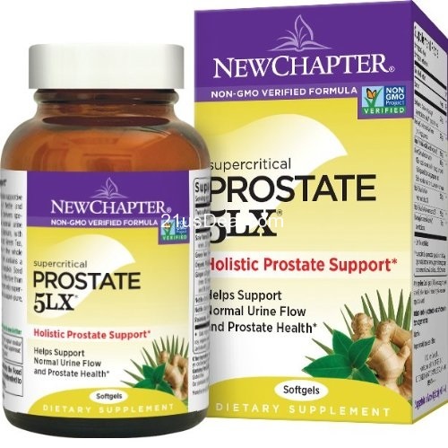 New Chapter Prostate Supplement - Prostate 5LX with Saw Palmetto + Selenium for Prostate Health - 120 ct Vegetarian Capsule , only $25.48, free shipping