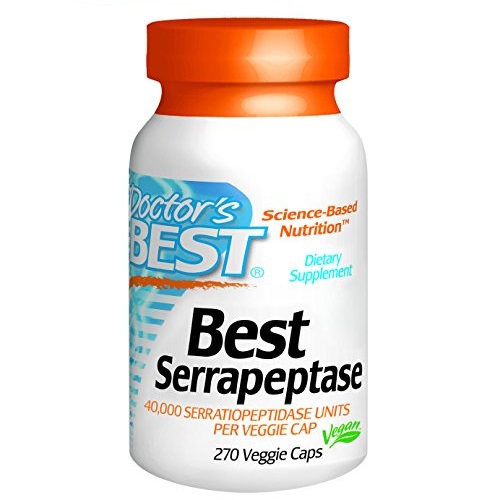 Doctor's Best Best Serrapeptase (40, 000 Units), 270-Count, only $26.45, free shipping after using SS