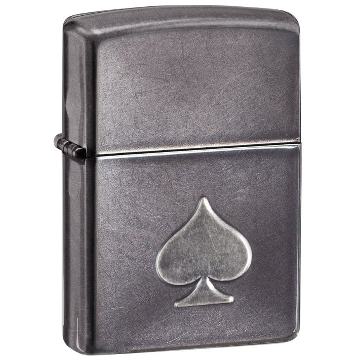 Zippo Stamped Spade Lighter $15.50+ Free Shipping