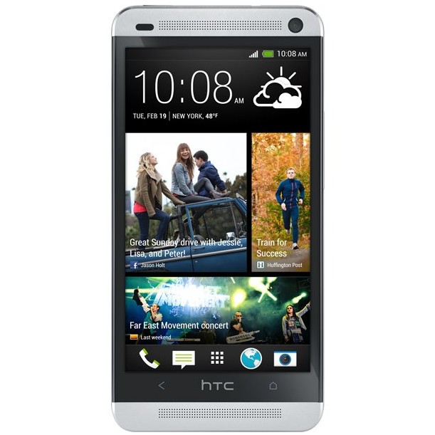 HTC One 时尚银色款超薄安卓手机（Sprint 2年合同）$79.99免运费