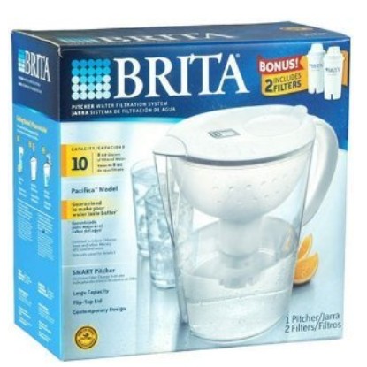 Brita Water Filtration System Kit: 1 Pitcher (Large Capacity) Plus 2 Filters $24.99