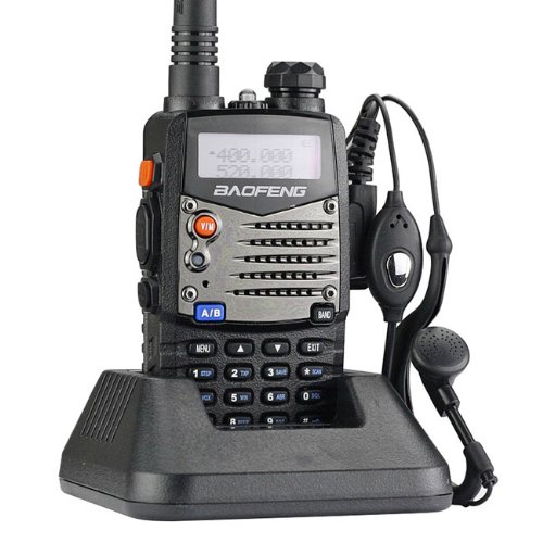Baofeng UV5RA Ham Two Way Radio 136-174/400-480 MHz Dual-Band Transceiver (Black) $19.99