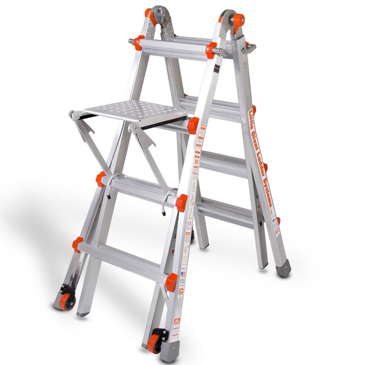 Amazon Gold Box Deal: Save 59% or More on Little Giant Classic 300-Pound Duty-Rating Ladder Systems with Work Platform 
