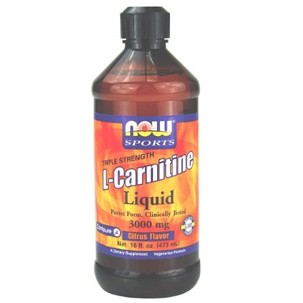 NOW Foods L-Carnitine Liquid 3000mg, Citrus Flavor, 16 ounce Bottle $22.75+free shipping