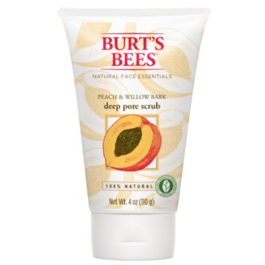 Burt's Bees 小蜜蜂蜜桃柳树皮深层去角质磨砂膏4oz(2支) $13.21免运费