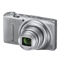 Nikon COOLPIX S9500 Wi-Fi Digital Camera with 22x Zoom and GPS (Silver) $279.00+free shipping