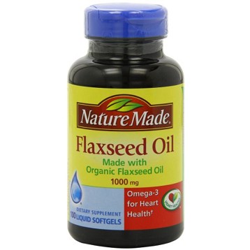 Nature Made Flaxseed Oil 1000mg, 100 Softgels $4.94