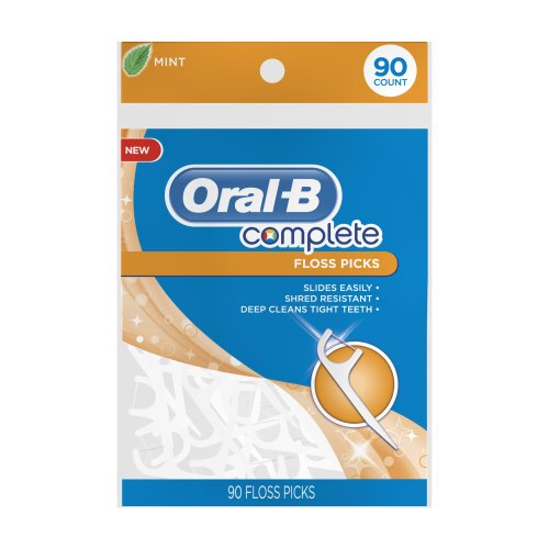 Oral-B Complete Floss Picks Mint 90 Count $1.62+Free shipping