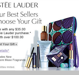 BonTon--Free Estee Lauder gift(over $100 value)with any $35 Estee Lauder gift! 
