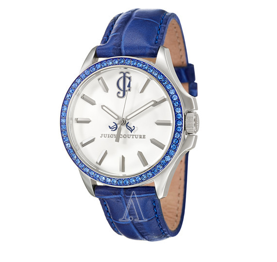 Juicy Couture Women's 1900969 Jetsetter Blue Leather Strap Watch  $130.50(42%off) 