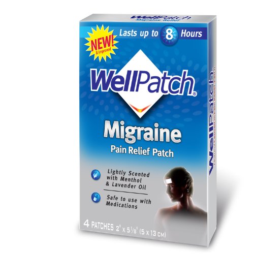 WellPatch Cooling Headache Pads, Migraine, 4 - 2 x 5 1/8-Inch Pads (Pack of 6) $17.04