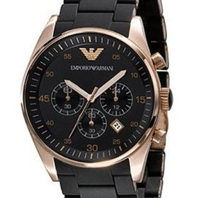 Armani Chronograph Bracelet Black Dial Men's Watch - AR5905 $194.49(51%off) + Free Shipping 