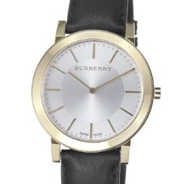 皇室風範!Burberry 巴寶莉 BU2353超薄銀色錶盤典雅男士腕錶 $312.00