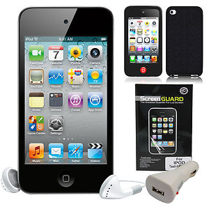 Apple iPod Touch 4th 8GB Generation WI-FI 8 GB Black Facetime, with FREE BUNDLE    $129.99