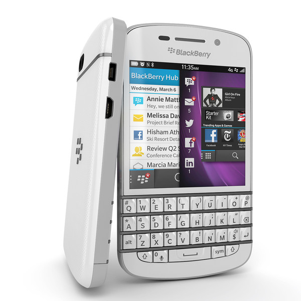 仅限今日！商务人士必备机！全新黑莓Blackberry Q10全键盘4G厂家解锁版    $479.99