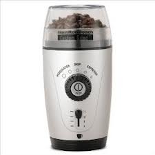 Hamilton Beach 80365 Custom Grind Hands-Free Coffee Grinder, Platinum  $13.99
