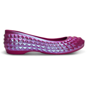 Crocs Women's Super Molded Iridescent Flat   $23.73（52%off）