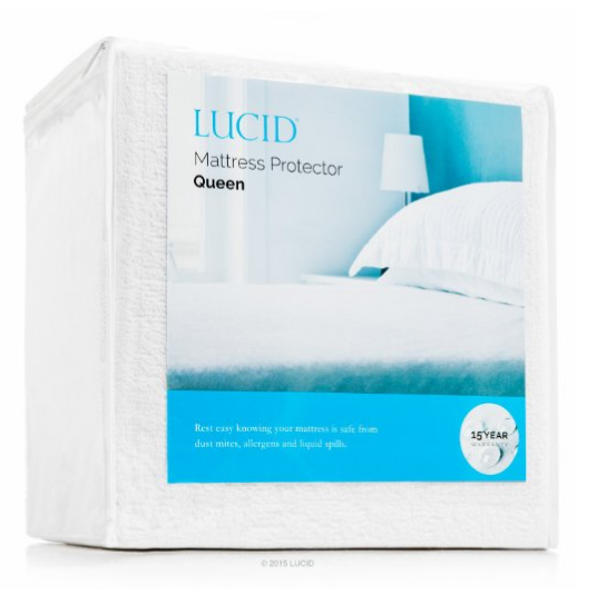史低价！LUCID  100%防水防尘床垫套 ，Queen ，原价$19.99，现仅$15.49。其它尺寸可选！