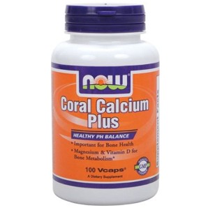 NOW Foods Coral Calcium Plus Mag, 100 Vcaps $7.59