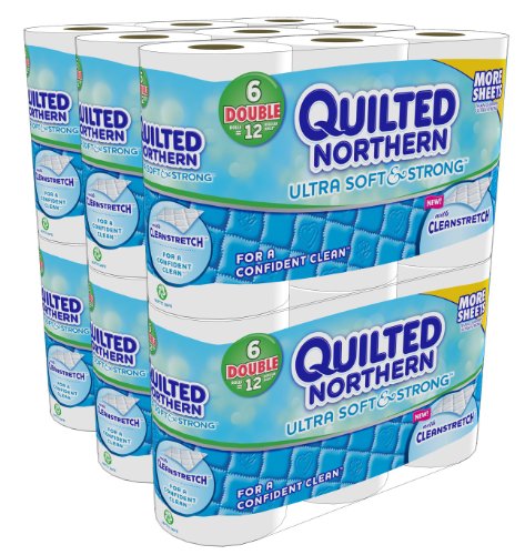 Quilted Northern Ultra Soft and Strong Bath Tissue, 36 Mega Rolls $16.24+free shipping