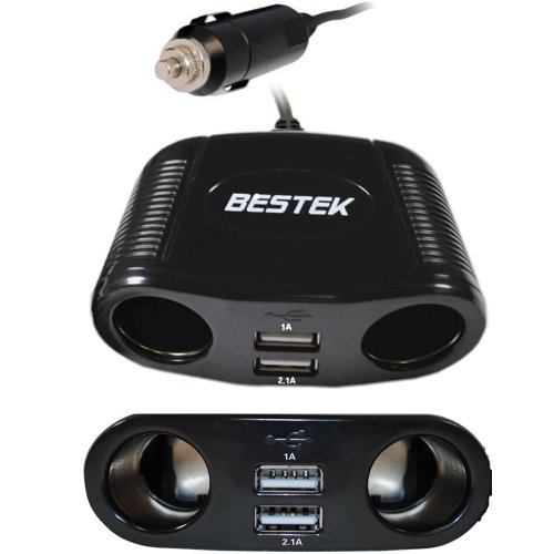 Bestek 車載電源介面+USB介面適配器 $12.59
