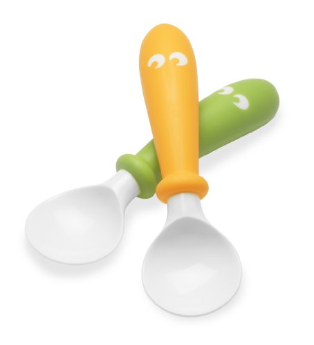 BABYBJORN Spoon 2 Pack, Green/Yellow $9.95