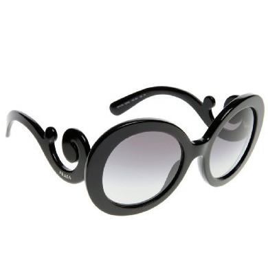 Prada PR27NS Sunglasses - 1AB/3M1 Black (Gray Gradient Lens) - 55mm $166.95 +free shipping