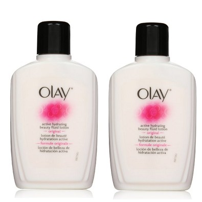 Olay Active Hydrating Beauty Fluid, Original, 6 Ounce (Pack of 2) $12.18