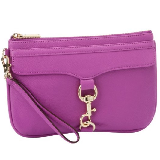 Rebecca Minkoff Skinny Mac Wristlet S400I001 Wallet,Purple,One Size $49.39+free shipping
