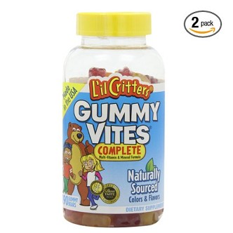 Lil Critters Gummy Bear Vitamins, 190-Count Bottles (Pack of 2) $18.98