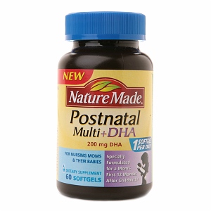 Nature Made Postnatal Multi Vitamins + DHA 200 Mg 150 Softgels $16.94+free shipping