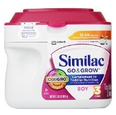 Similac Go & Grow Stage 3, Soy Based Toddler Drink with Iron, Powder, 22 Ounces (Pack of 6) (Packaging May Vary) $71.04 Free Shipping