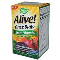 Nature's Way Alive! Once Daily Multi-Vitamin Ultra Potency, 60 Tablets   $11.19（58%off）