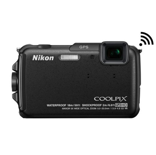 降！史低！Nikon 尼康COOLPIX AW110三防数码相机(内置GPS功能)，原价$349.95，现价$208.00，免运费