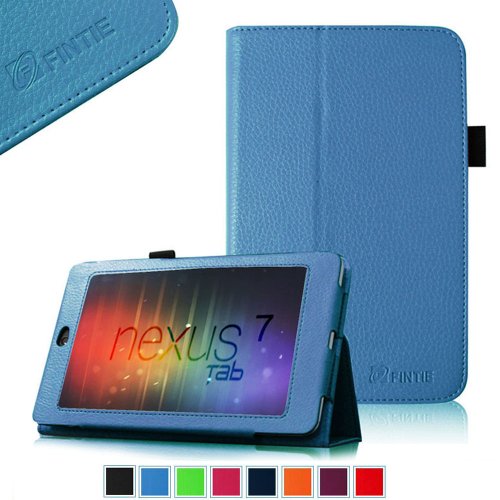 FINTIE (Royal Blue) Slim Fit Folio Stand Leather Case Cover for Google Asus Nexus 7 Inch Android Tablet $6.99(79%off) 