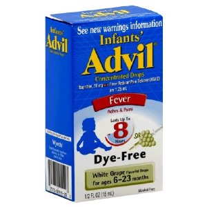  全5星好评！Advil 8小时强效力婴儿退烧滴剂15ml*2瓶     $7.57（50%off）