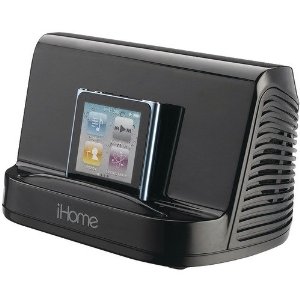 iHome iHM16B Portable Stereo Speaker System for iPad, iPod and MP3 Player, 3.5 mm line-in $14.99