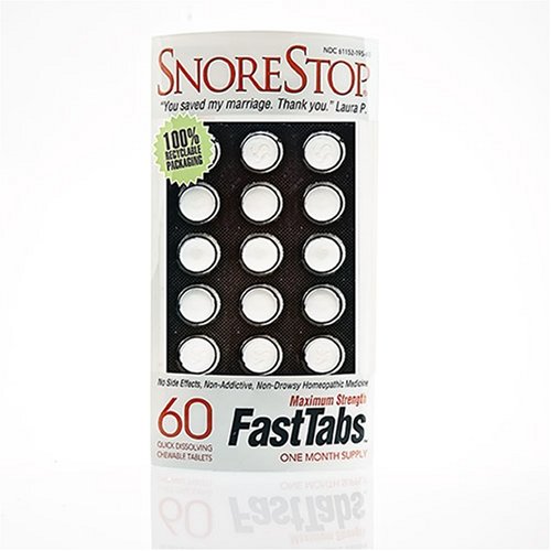 Snorestop 天然止鼾咀嚼片60片2排装 $23.78 免运费