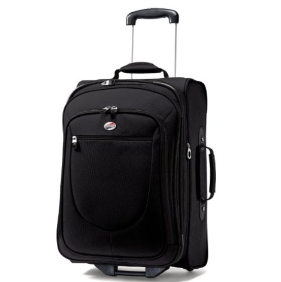 American Tourister Luggage Splash 21 Upright Suitcase, Black, 21 Inch $39.98(71%off)  