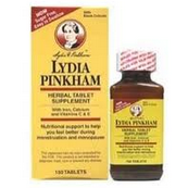 Lydia Pinkham植物萃取片帮你打败痛经和更年期*150片 $17.45