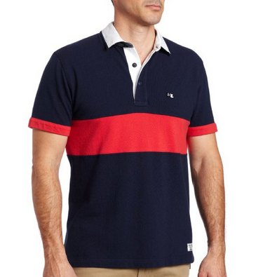 Nautica Men's Short Sleeve Rugby Polo $34.76 (50%off)  
