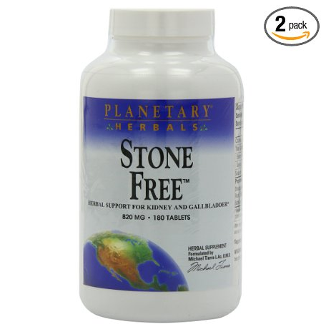 Planetary Herbals Stone Free, 820 mg, 180 tablets (Pack of 2) $25.06 with Ss