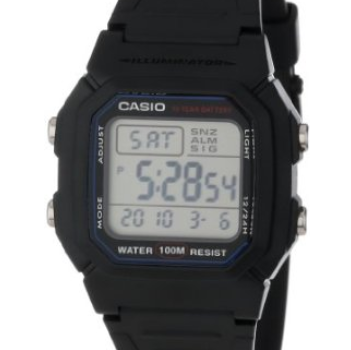僅限今天！Casio卡西歐 W800H-1AV 男式經典電子運動手錶，原價$19.95，現僅售$8.53