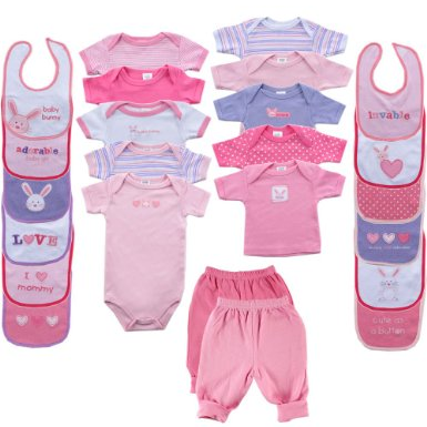 24-Piece Coordinating Outfits Gift Cube $34.99(42%off) + $6.99 shipping 